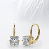 Princess Cut Moissanite Renee Diamond Earrings for Women