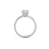 1.75ct Princess Cut Moissanite Solitaire Engagement Ring