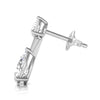 Pear & Round Cut Moissanite Diamond Drop Earrings for Women