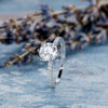 1.0CT Round Brilliant Cut Solitaire Style Moissanite Engagement Ring