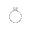 1.50CT Princess Cut Moissanite Solitaire Engagement Ring