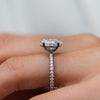 2.48 CT Marquise Solitaire Moissanite Engagement Ring