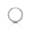Round Cut Moissanite Diamond Hoops Earrings for Her