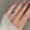1.50 CT-3.50 CT Radiant CVD Diamond Pave Setting Engagement Ring