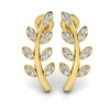 Leaf Shape Diamond Moissanite Earrings for Women
