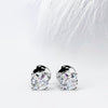 1.20Ct Round Cut Moissanite Diamond Stud Earrings in White Gold