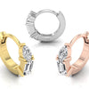 Pear & Baguette Diamond Moissanite Earrings for Women