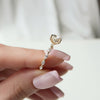 2.0 - 4.0 CT Elongated Cushion Cut CVD Diamond Hidden Halo & Pave Engagement Ring