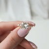 2.0 - 4.0 CT Elongated Cushion Cut CVD Diamond Hidden Halo & Pave Engagement Ring