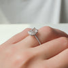 2.0 - 4.0  CT Radiant Cut CVD Diamond Pave Engagement Ring