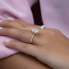 2.0 - 4.0 CT Elongated Cushion Cut CVD Diamond Hidden Halo & Pave Style Engagement Ring