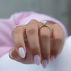 2.0 - 4.0 CT Elongated Cushion Cut CVD Diamond Hidden Halo & Pave Style Engagement Ring