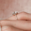 2.0 - 4.0 CT Round Cut CVD Diamond Hidden Halo & Pave Engagement Ring