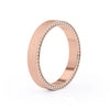 0.8ct Round Cut Moissanite Matte Men's Wedding Band