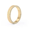 0.8ct Round Cut Matte Moissanite Men's Wedding Band In White Gold