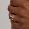 1.50CT-2.50CT Round Cut Moissanite Diamond Unique Pave Engagement Ring
