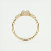 2CT Oval Cut Moissanite Cluster Diamond Engagement Ring