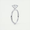 2CT Round Brilliant Cut Moissanite Solitaire Engagement Ring