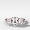 The Hybrid Icon: Half Bezel Triad Ring with Old Mine Cuts