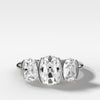 The Hybrid Icon: Half Bezel Triad Ring with Old Mine Cuts