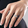 2.0 - 4.0 Carats Emerald Cut CVD Diamond  Hidden Halo & Pave Engagement Ring