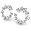 Multi Shaped Circle Diamond Moissanite Earrings for Women