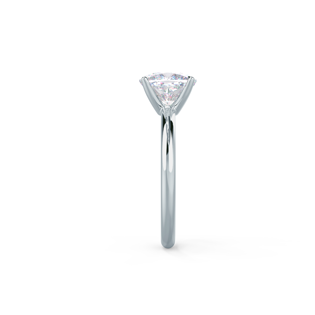 2.75ct Cushion Cut Moissanite Solitaire Engagement Ring