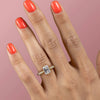 1.0 - 3.0 CT Emerald Cut CVD Diamond vintage Engagement Ring