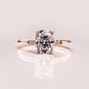 1.15 - 3.15 CT Cushion CVD Diamond Hidden Halo Engagement Ring