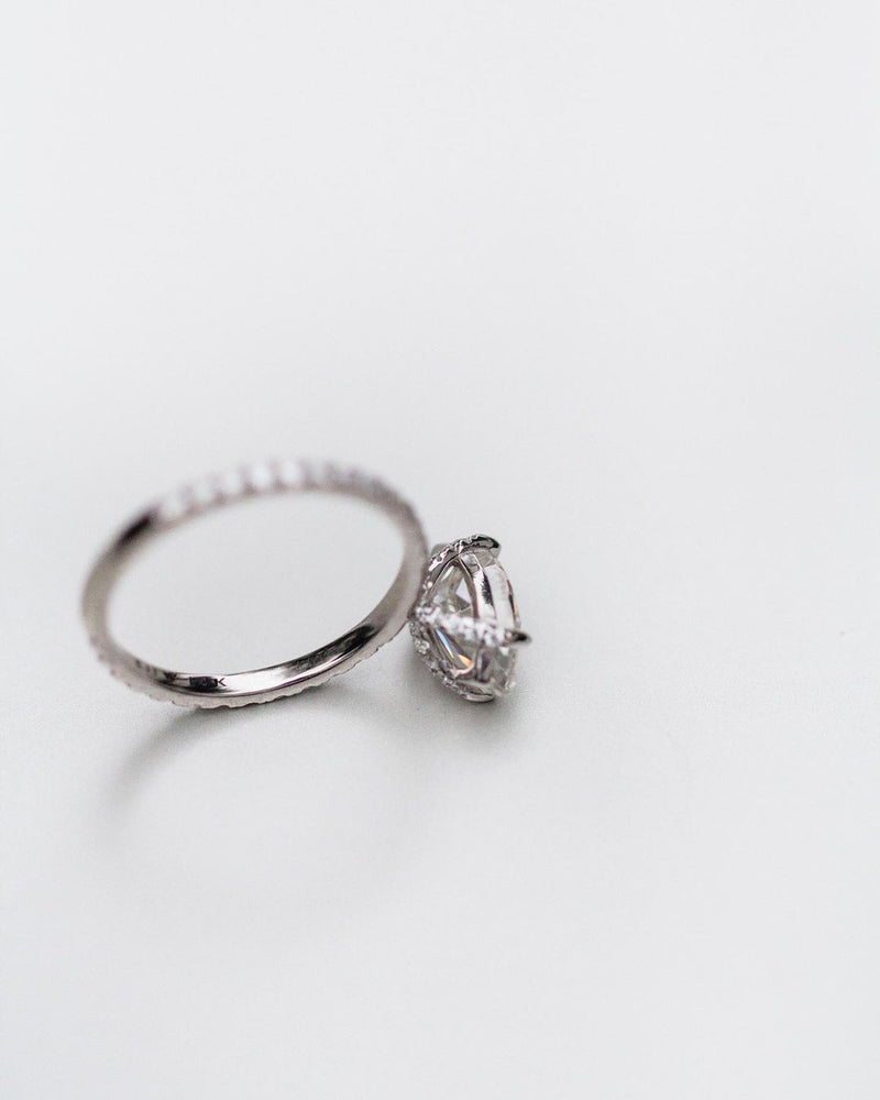 2.48 CT Marquise Solitaire Moissanite Engagement Ring