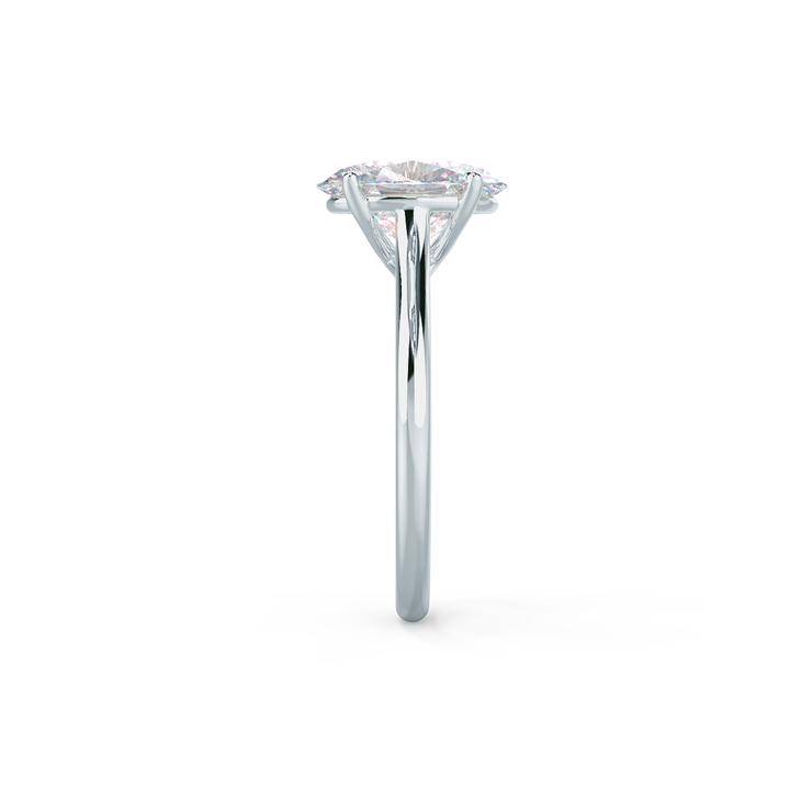 2.50ct Oval Moissanite Solitaire Engagement Ring