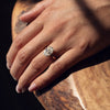 2.0 - 4.0 CT Oval CVD Diamond Hidden Halo Engagement Ring