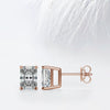 Radiant Cut Moissanite Diamond Studs Earrings for Women