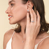 4.0Ct Round Cut Moissanite Diamond Stud Earrings for Her
