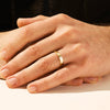 0.20CT Round Cut Flush Lab Grown Diamond Men's Wedding Band
