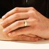 7mm Ice Matte Brushed Beveled Edge Men's Wedding Band
