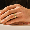 7.0mm Mid-Beveled Classic Accents Men's Wedding Band