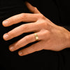 7.0mm Matte Brushed Concave Wedding Band Anniversary Gift For Him