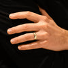 7.0mm Milgrain & Beveled Edge Wedding Band For Him