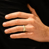 8mm Domed Stardust Men's Wedding Band