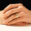 6.0mm Men's  Vertical Beveled Wedding Band