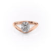 1.50CT-2.50CT Elongated Cushion Cut Diamond Unique Engagement Ring