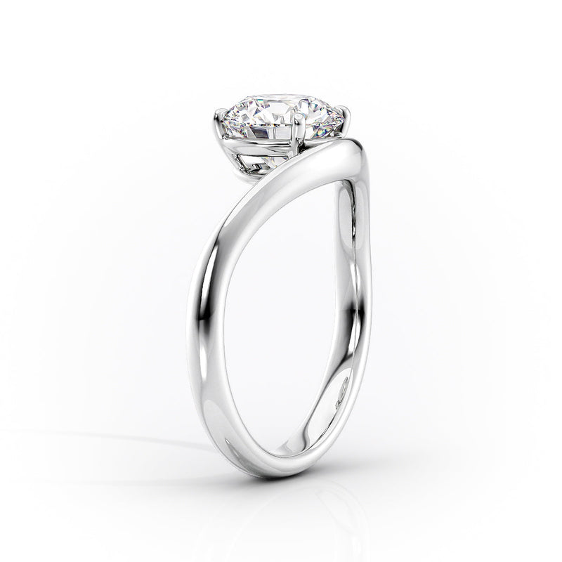 1.50CT-2.50CT Elongated Cushion Cut Diamond Unique Engagement Ring