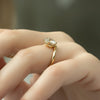 1.50CT-2.50CT Round Cut Moissanite Diamond Unique Engagement Ring