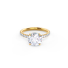 1.50CT Round Brilliant Cut Moissanite Pave Setting Engagement Ring