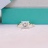 1.75ct Princess Cut Moissanite Solitaire Engagement Ring
