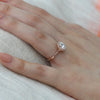 1.50CT Oval Cut Halo Style Moissanite Engagement Ring