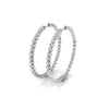 Round Cut Hoops Moissanite Diamond Earrings for Her