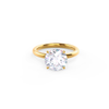 2.25ct Round Brilliant Cut Moissanite Solitaire Engagement Ring