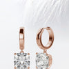 Cushion Cut Moissanite Renee Diamond Earrings for Women